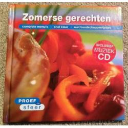 Boek : Zomerse Gerechten + Een Muziek Cd