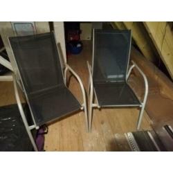 stapelbare tuinstoelen, campingstoelen