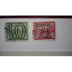 Set van 12 Nederlandse postzegels