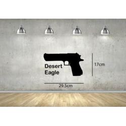 Desert Eagle Aanvalsgeweer, Geweer, Pistool Muursticker