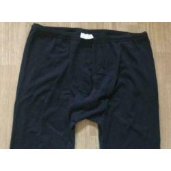 Body Knit donkerblauw lange onderbroek met gulp maat L