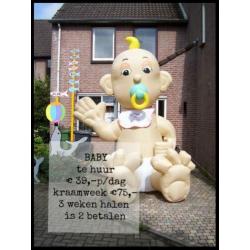 Opblaasbare Abraham; Sarah; Baby; Bruidspaar