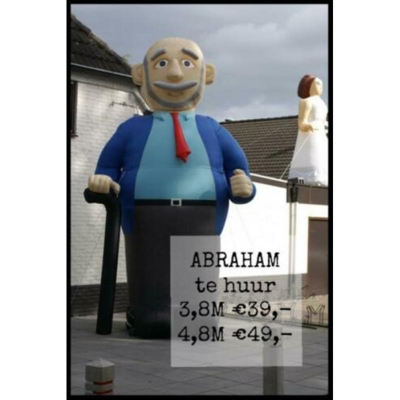 Opblaasbare Abraham; Sarah; Baby; Bruidspaar