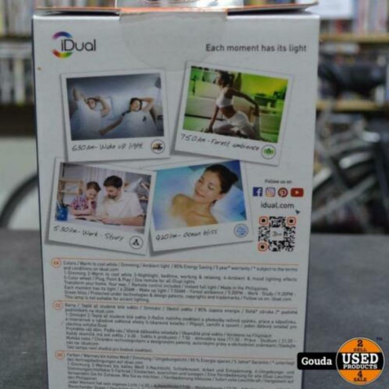 iDual LED lamp dimbaar GU10 2-stuks met afstandsbedieni 372