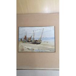 Eduardo de Martino waterverf 1883