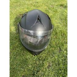 Zwarte Vinz scooterhelm