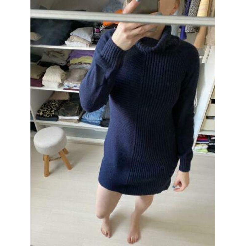 Jurk trui donker blauw