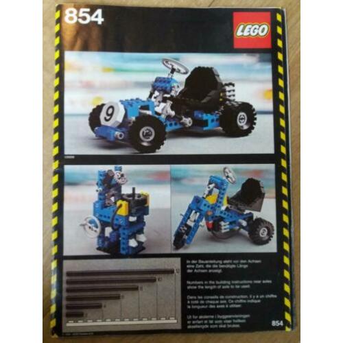 Technisch Lego Skelter - Cart nr. 854 Vintage uit 1978