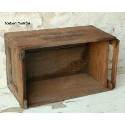brocante oud houten Chicoree kratje / kistje