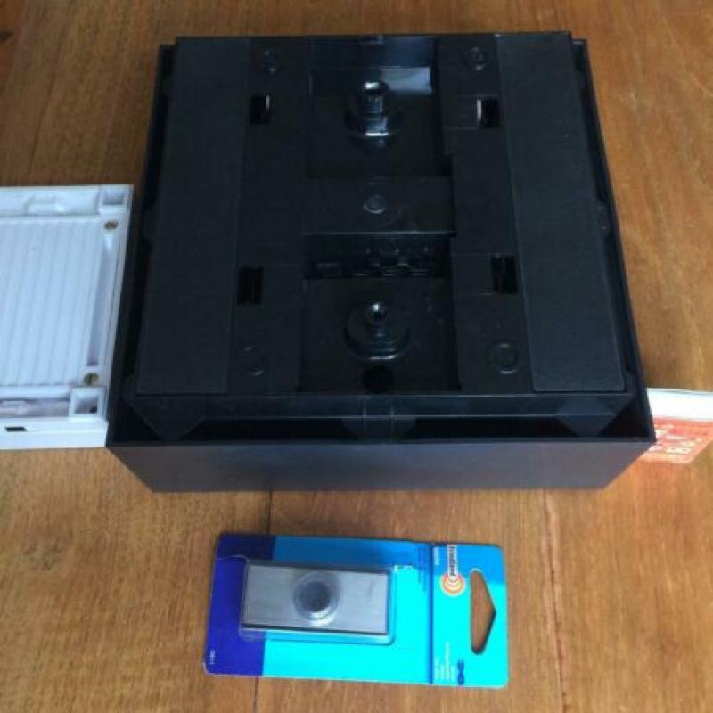 Deurbel jaren 70 blauw keramiek Friedland chime 991 chord