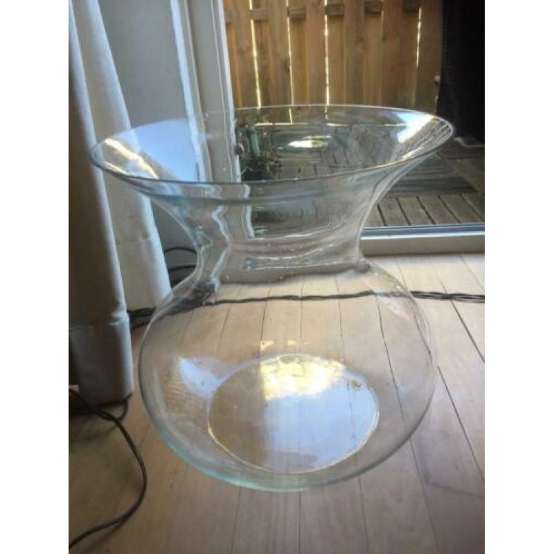 Vaas glas gekocht bij Intratuin.
