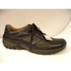 Zwarte leren veterschoenen 40