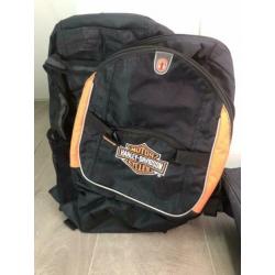 Harley Davidson rugzak zwart oranje