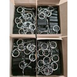 80 Rolmaat sleutelhangers..