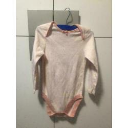 Roze meisje romper, maat: 92/98