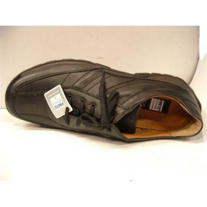 Zwarte leren veterschoenen 40