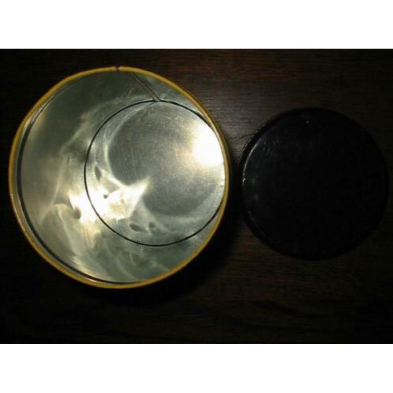 Retro/vintage koffie voorraad blik met mooie opdruk jaren 60