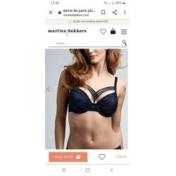 Marlies Dekkers BH Dame de Paris Blauw kant (mt 85E)