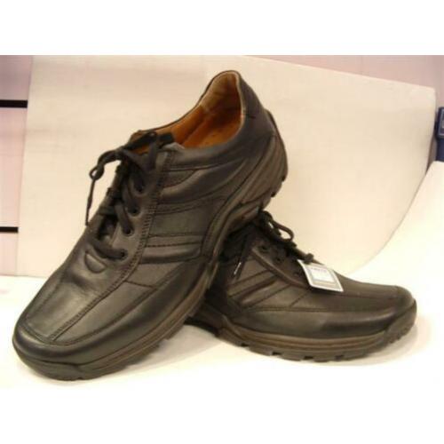 Zwarte leren veterschoenen 40