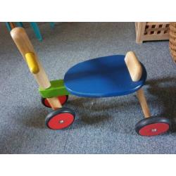Houten driewieler