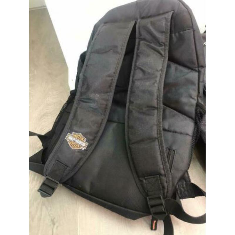 Harley Davidson rugzak zwart oranje