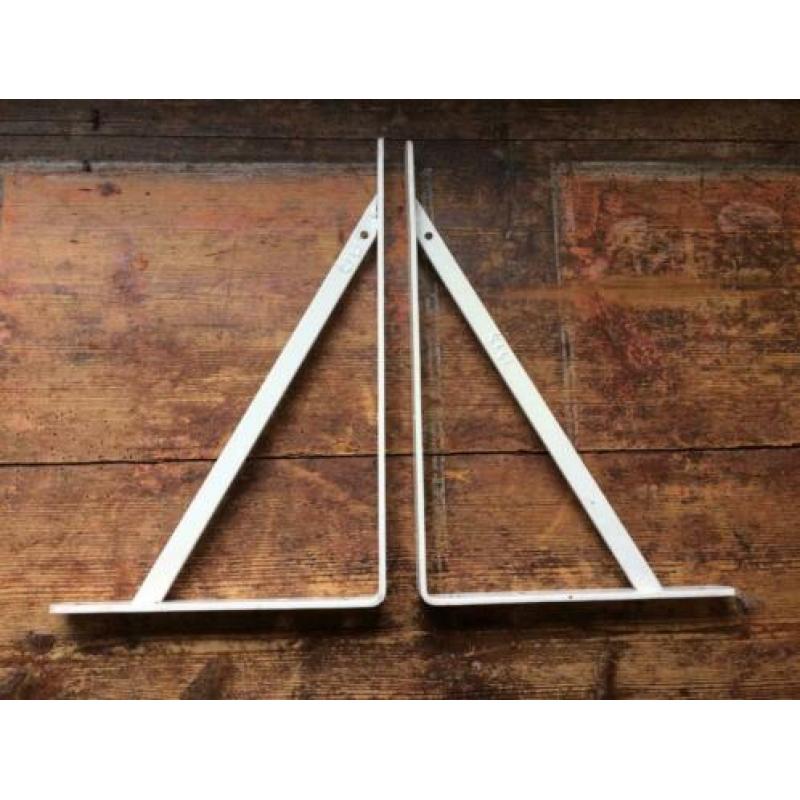2 zware plank dragers - 40 x 25 cm.