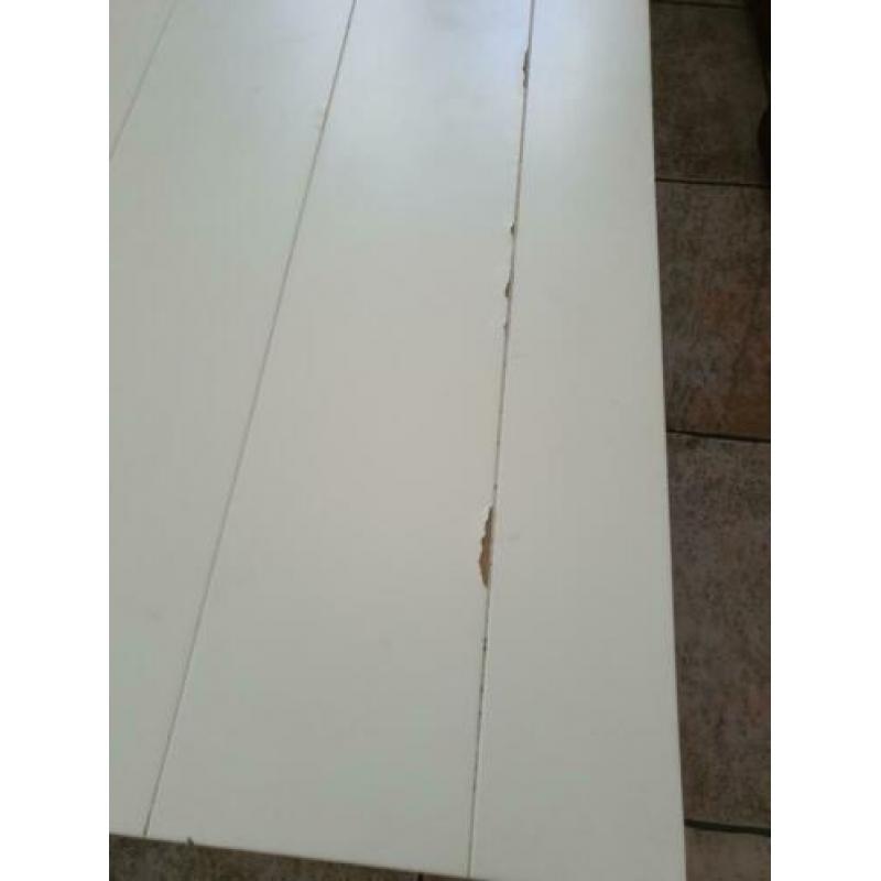 Salontafel, roomkleur, lxbxh = 110cmx110cmx40cm