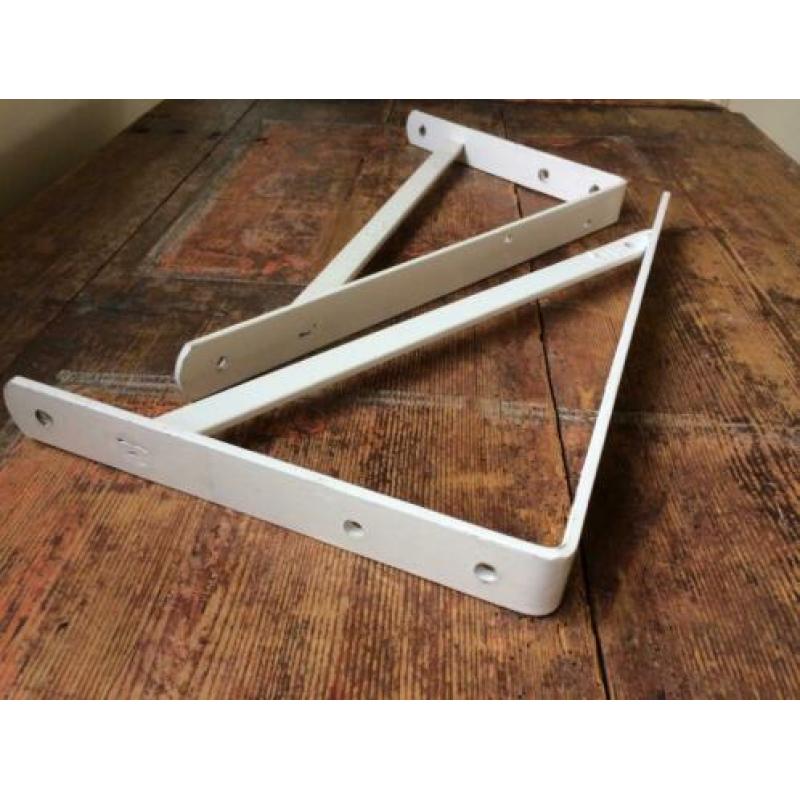 2 zware plank dragers - 40 x 25 cm.
