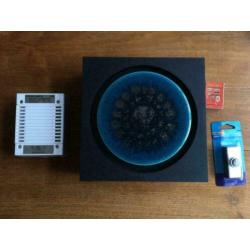 Deurbel jaren 70 blauw keramiek Friedland chime 991 chord