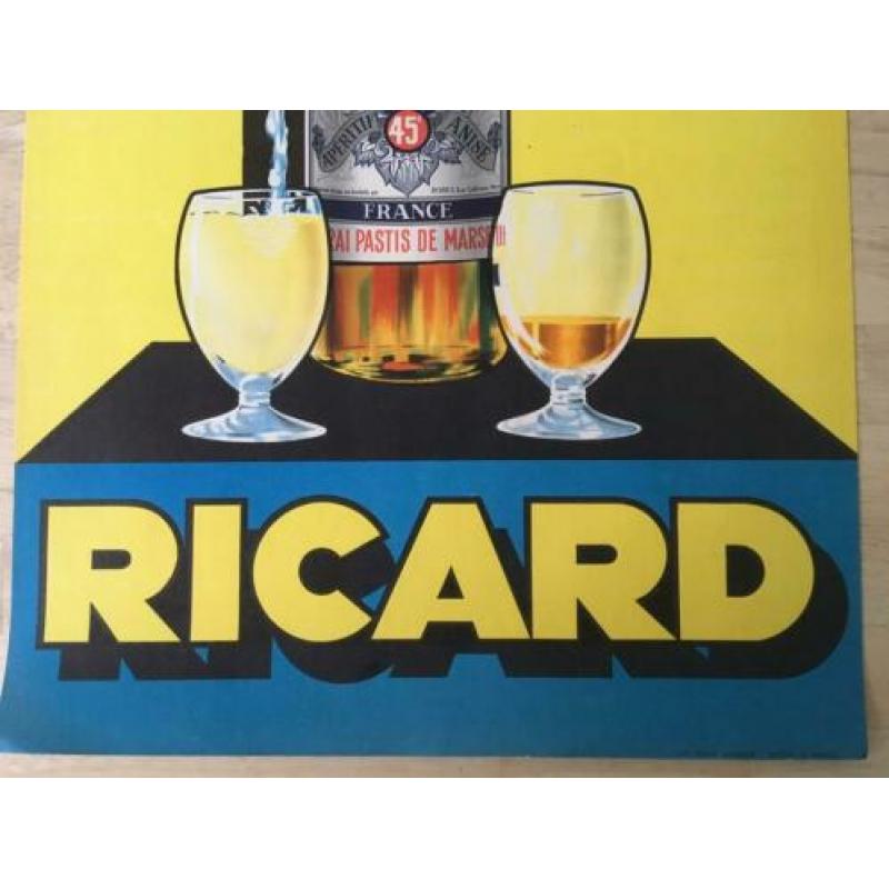 Originele affiche ricard jaren ‘50