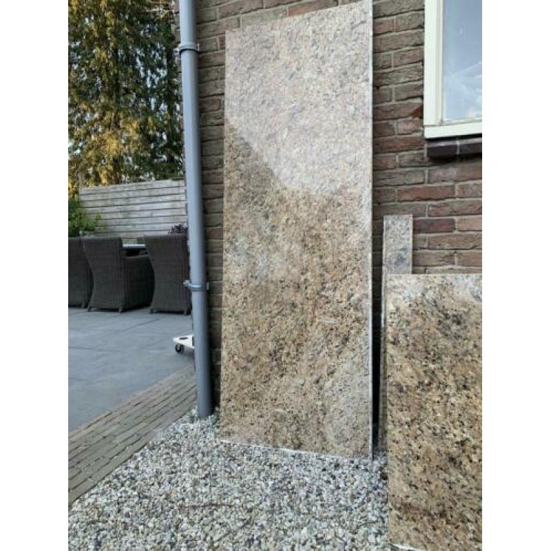 Aanrechtblad natuursteen, 6 stuks