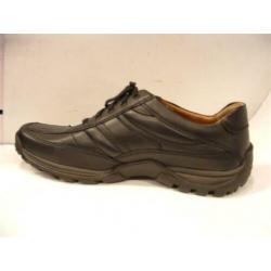 Zwarte leren veterschoenen 40
