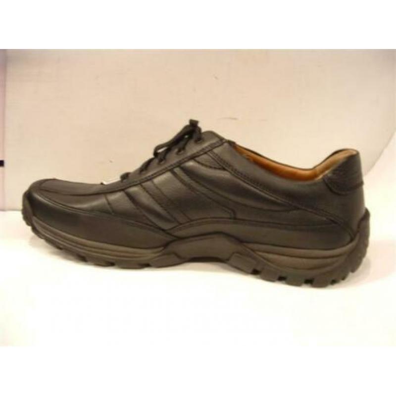 Zwarte leren veterschoenen 40
