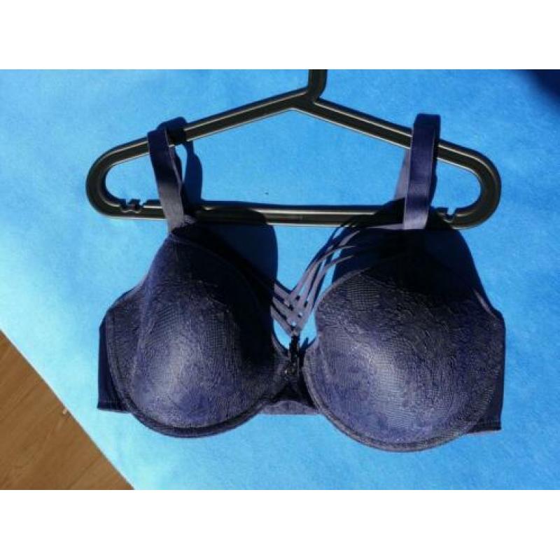 Marlies Dekkers BH Dame de Paris Blauw kant (mt 85E)
