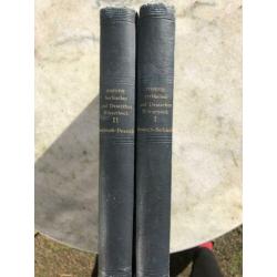 SERVISCH DUITS WOORDENBOEK 2 delig ANTIEK 1895 izgst