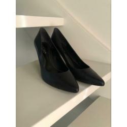 Ralph Lauren pumps zwart leer maat 39, als nieuw!