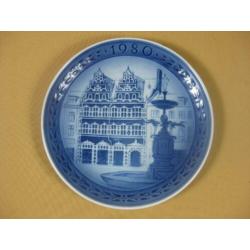 Royal Copenhagen wandbord 1980
