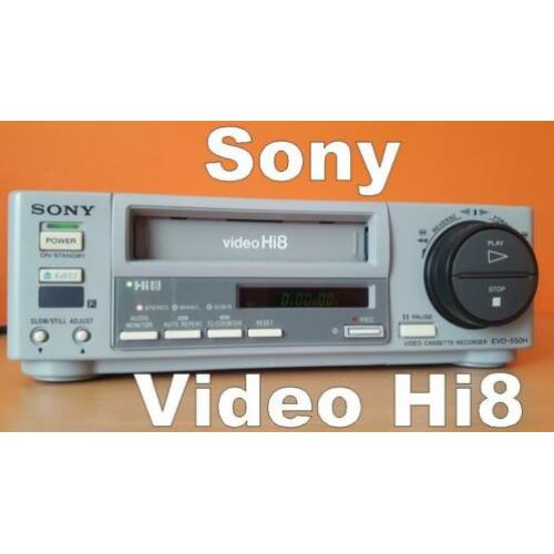 Hi8 Sony Video8 8mm EVO-550H videoplayer