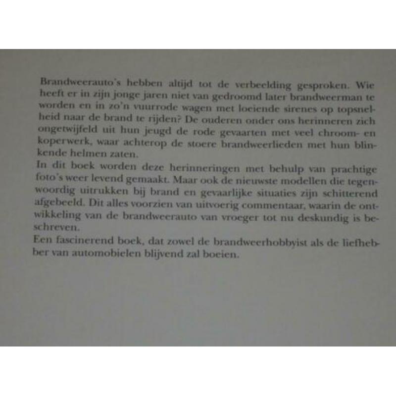 De Brandweerauto in Nederland.