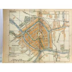 ?? Plattegrond (Gebruikt) | Gouda | ANWB | Jaren 30 | #3