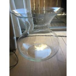 Vaas glas gekocht bij Intratuin.