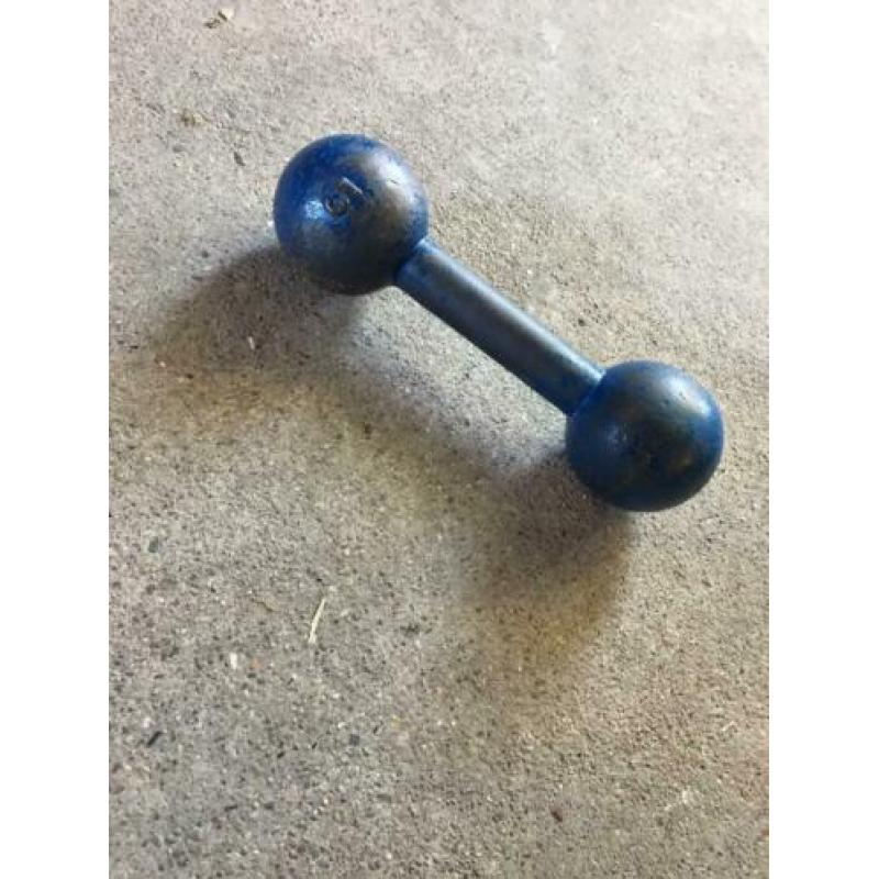 Vintage gietijzeren gewicht van 5 kg