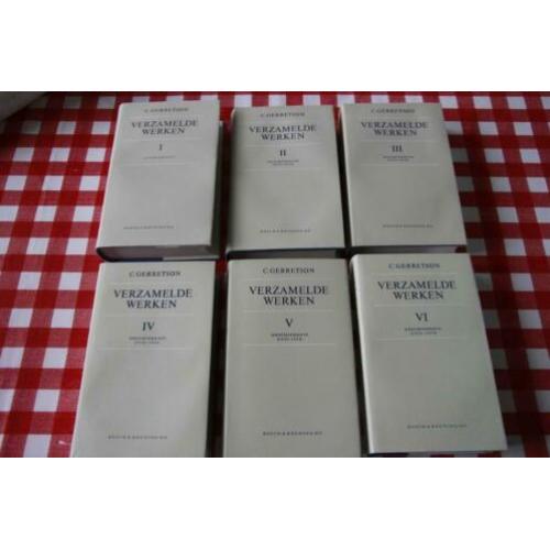 6 delen C Gerretson Verzamelde werken literatuur