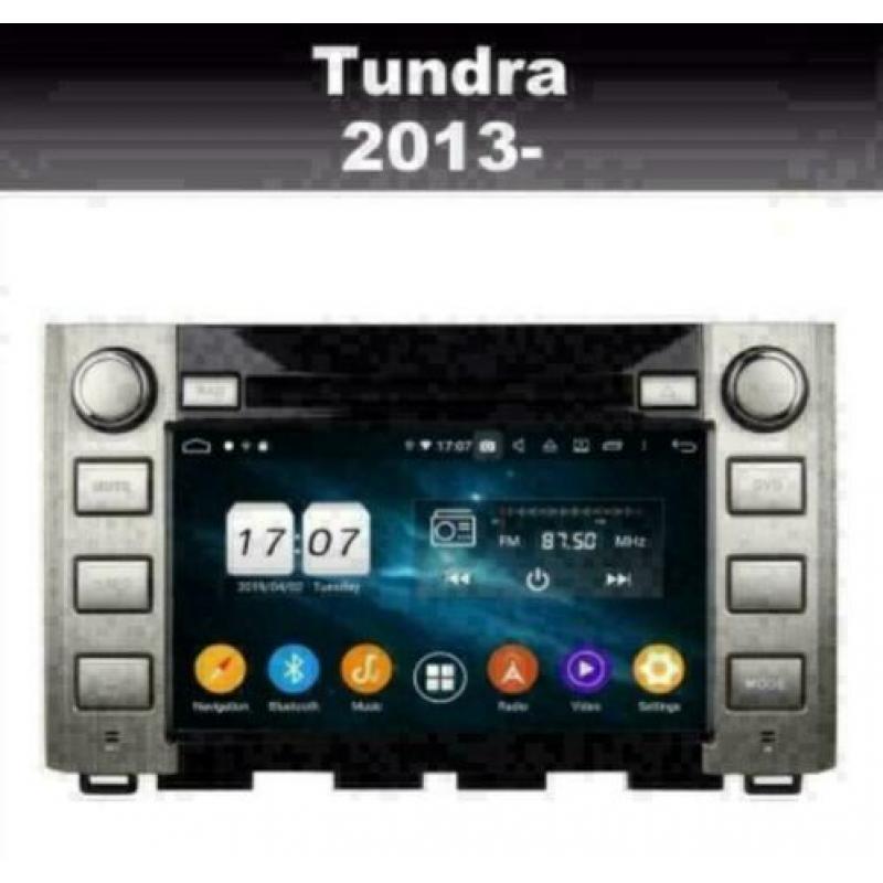 Toyota Tundra navigatie radio android 9.0 dab+ carplay wifi