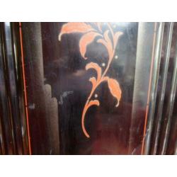Art deco metalen haardscherm