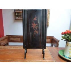 Art deco metalen haardscherm