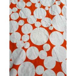 Lap retro stof polkadot stip uit grootmoeders kast