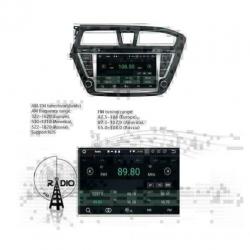 Hyundai i20 navigatie radio carkit dab+ wifi android 9.0 dvd
