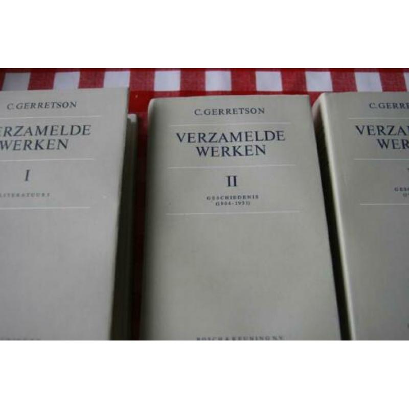 6 delen C Gerretson Verzamelde werken literatuur
