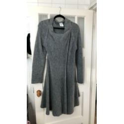 Vest grijs Sarah Pacini one size 38 40 wol alpaca